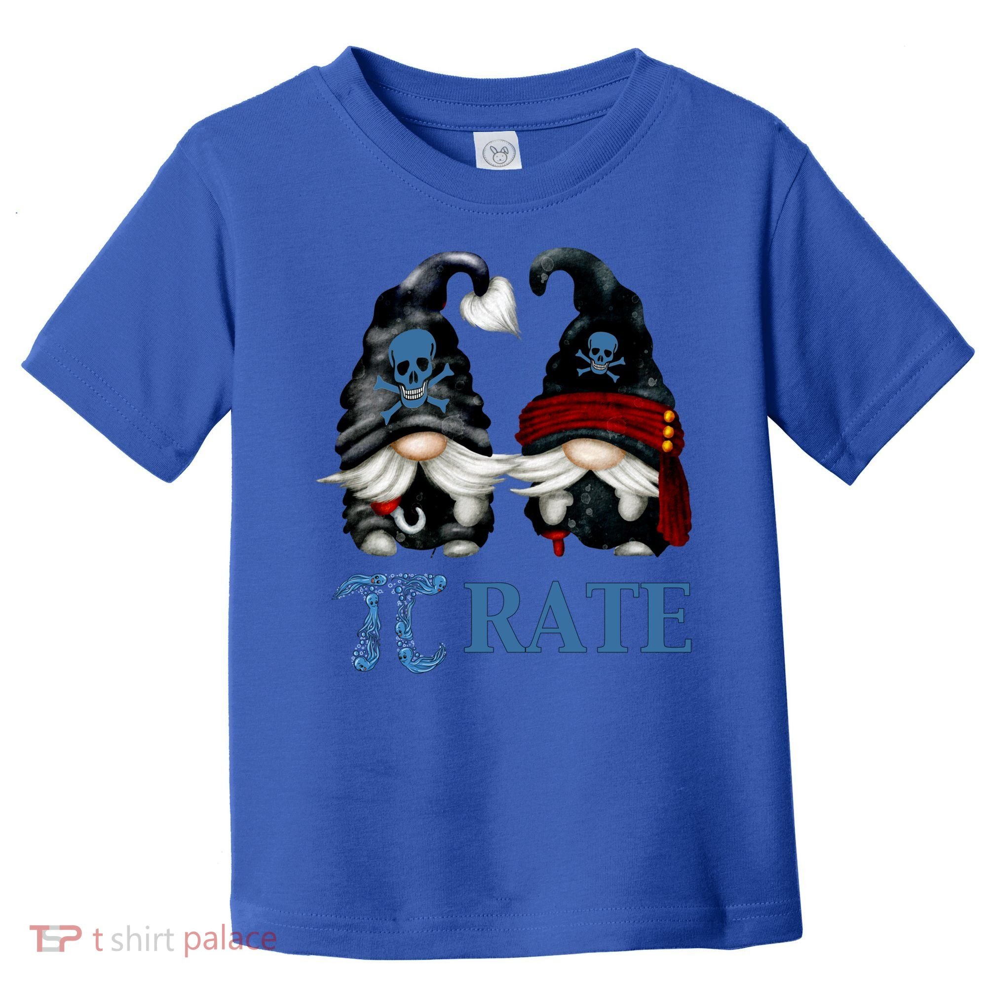 Funny Octopus Pi Day Symbol For Math Teacher Pirate Gnome Meaningful Gift Toddler T-Shirt