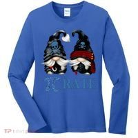 Funny Octopus Pi Day Symbol For Math Teacher Pirate Gnome Meaningful Gift Women's Long Sleeve Shirt thumb 0