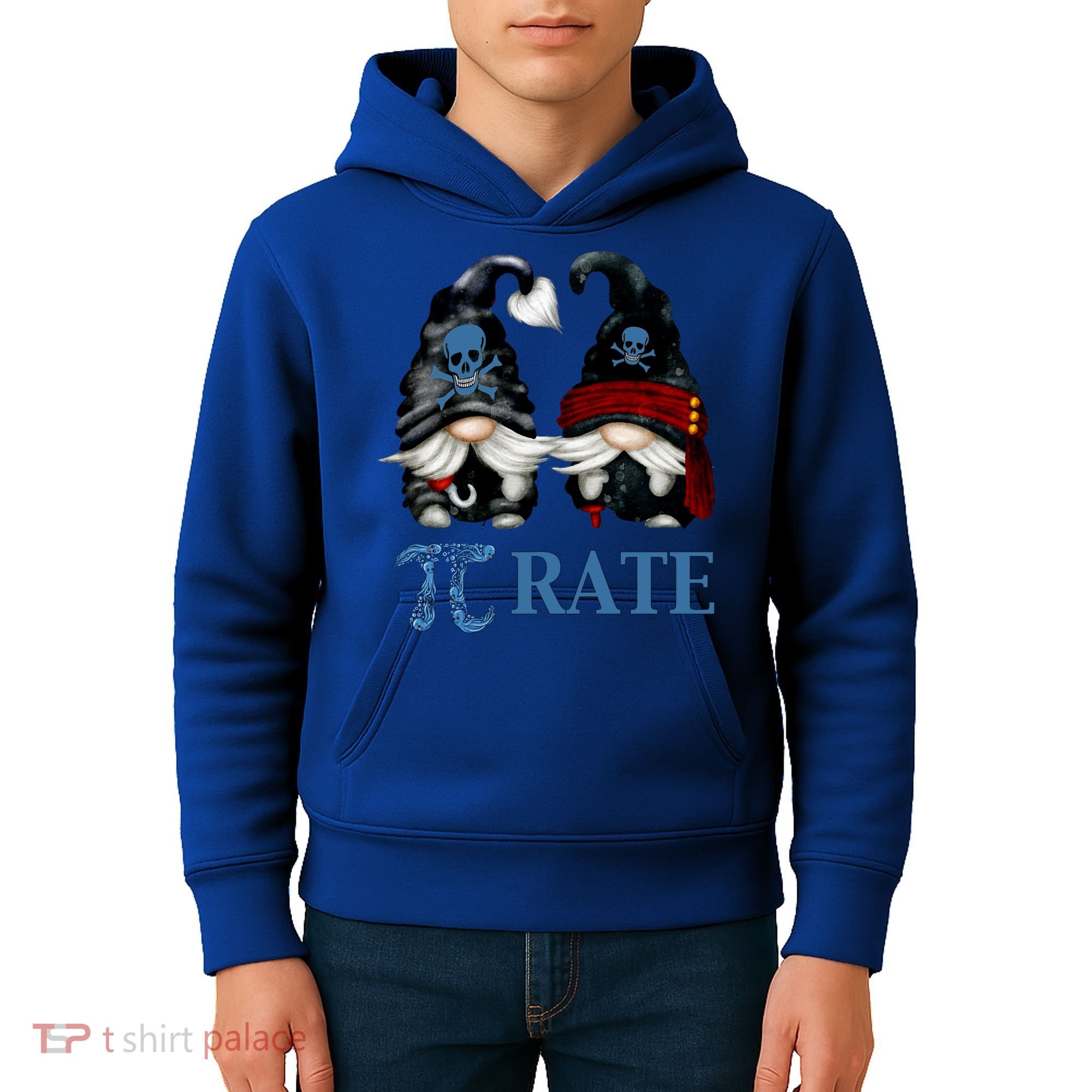 Funny Octopus Pi Day Symbol For Math Teacher Pirate Gnome Meaningful Gift Kids Hoodie