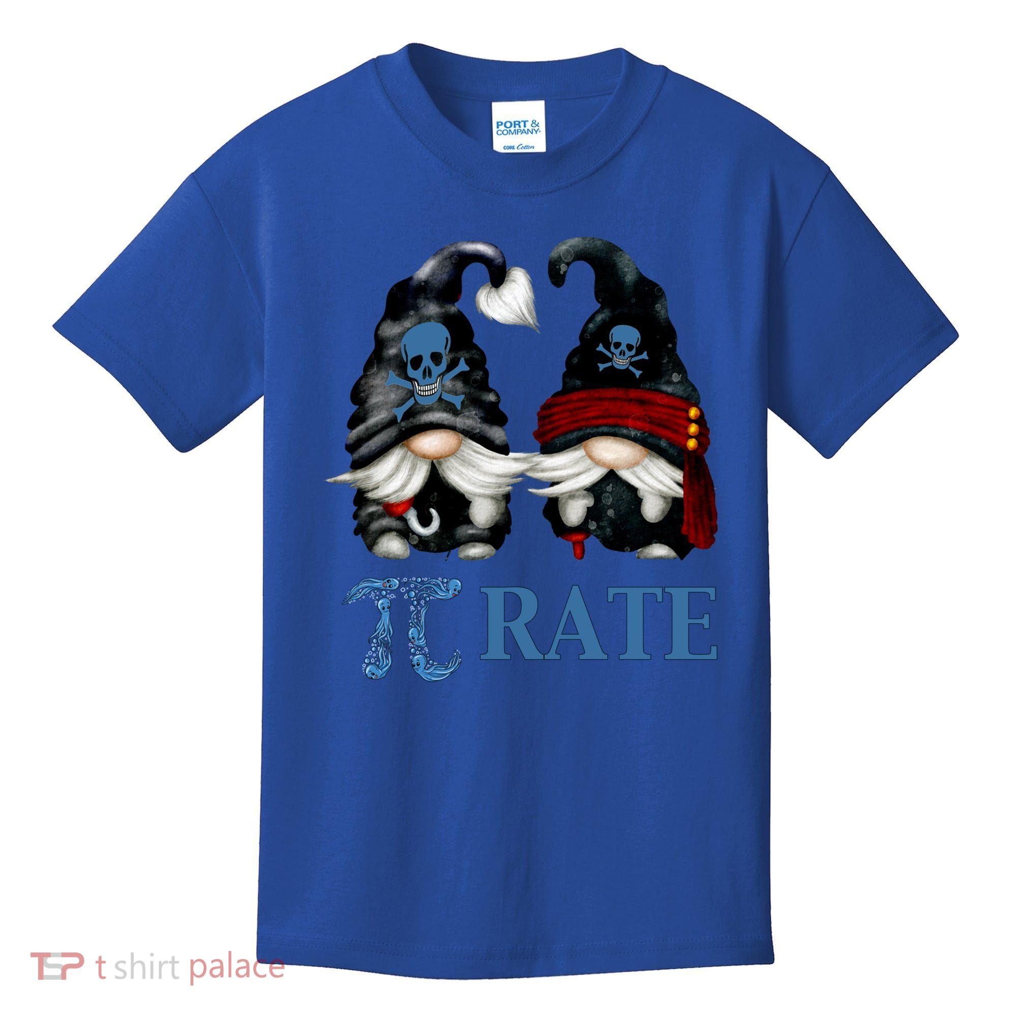 Funny Octopus Pi Day Symbol For Math Teacher Pirate Gnome Meaningful Gift Kids T-Shirt