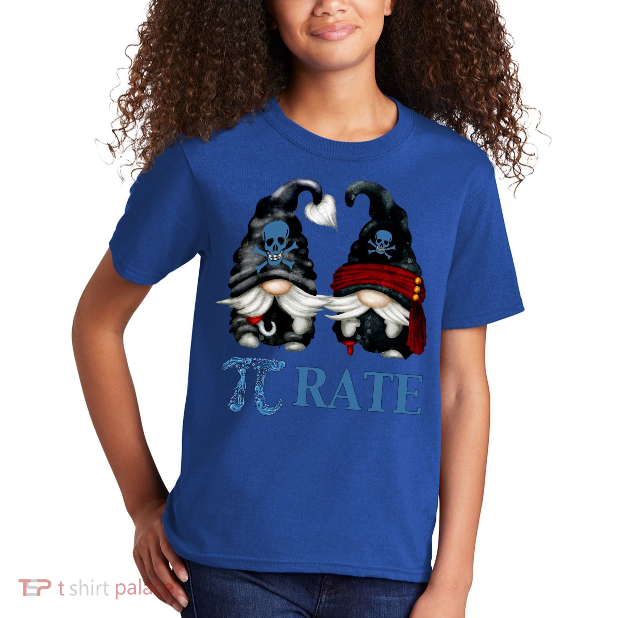 Funny Octopus Pi Day Symbol For Math Teacher Pirate Gnome Meaningful Gift Kids T-Shirt