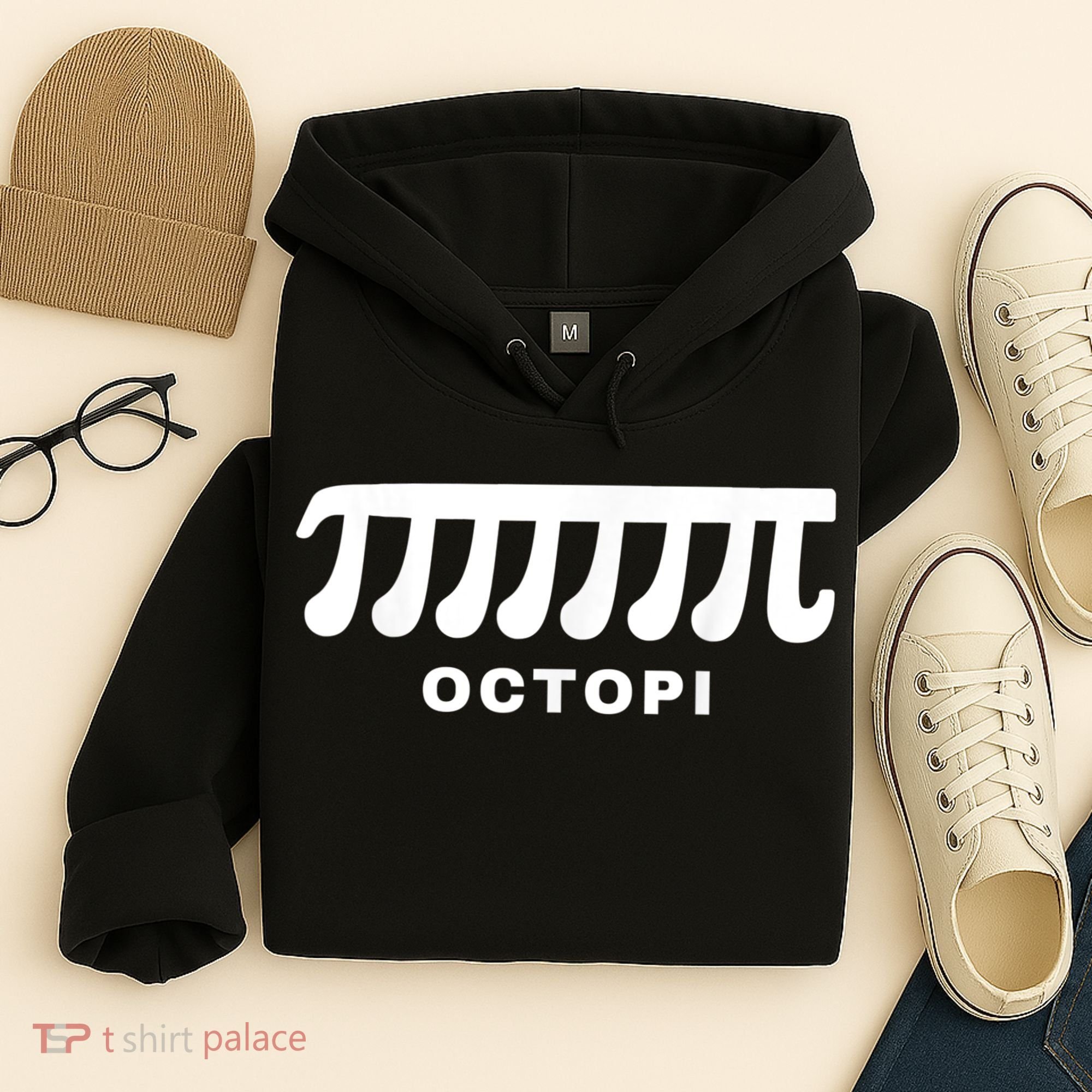 Funny Octopi Pun Happy PI Day Math Teacher Hoodie