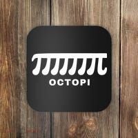 Funny Octopi Pun Happy PI Day Math Teacher Coaster thumb 0