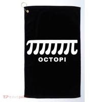 Funny Octopi Pun Happy PI Day Math Teacher Golf Towel thumb 0