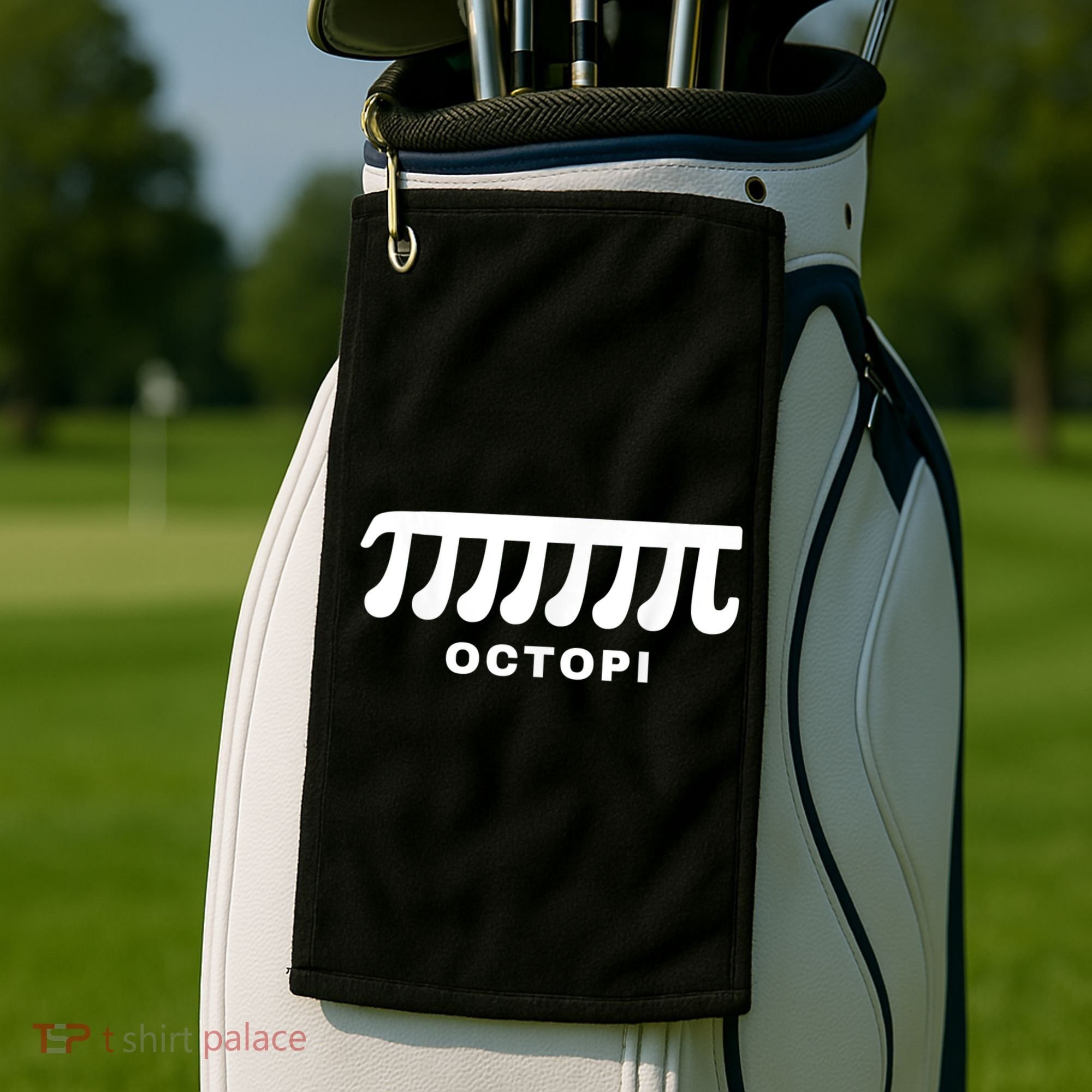 Funny Octopi Pun Happy PI Day Math Teacher Golf Towel