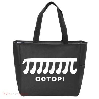 Funny Octopi Pun Happy PI Day Math Teacher Tote Bag