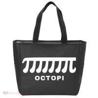 Funny Octopi Pun Happy PI Day Math Teacher Tote Bag thumb 0