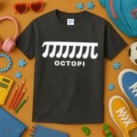 Funny Octopi Pun Happy PI Day Math Teacher Kids T-Shirt thumb 3