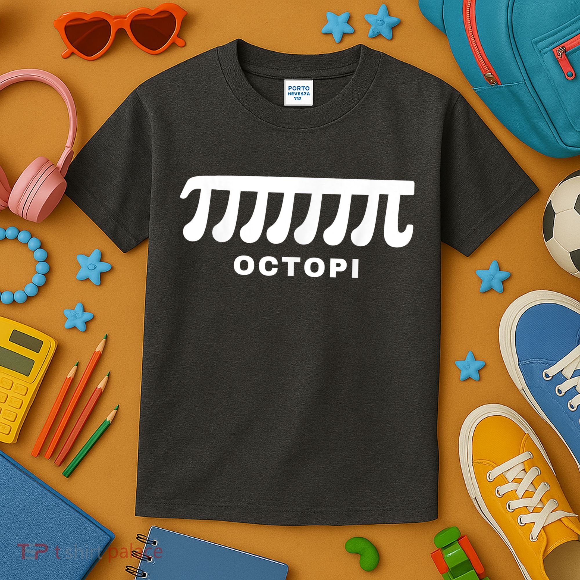 Funny Octopi Pun Happy PI Day Math Teacher Kids T-Shirt