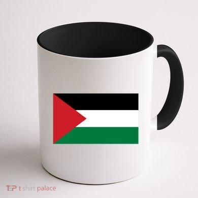 Flag Of Palestine Coffee Mug back