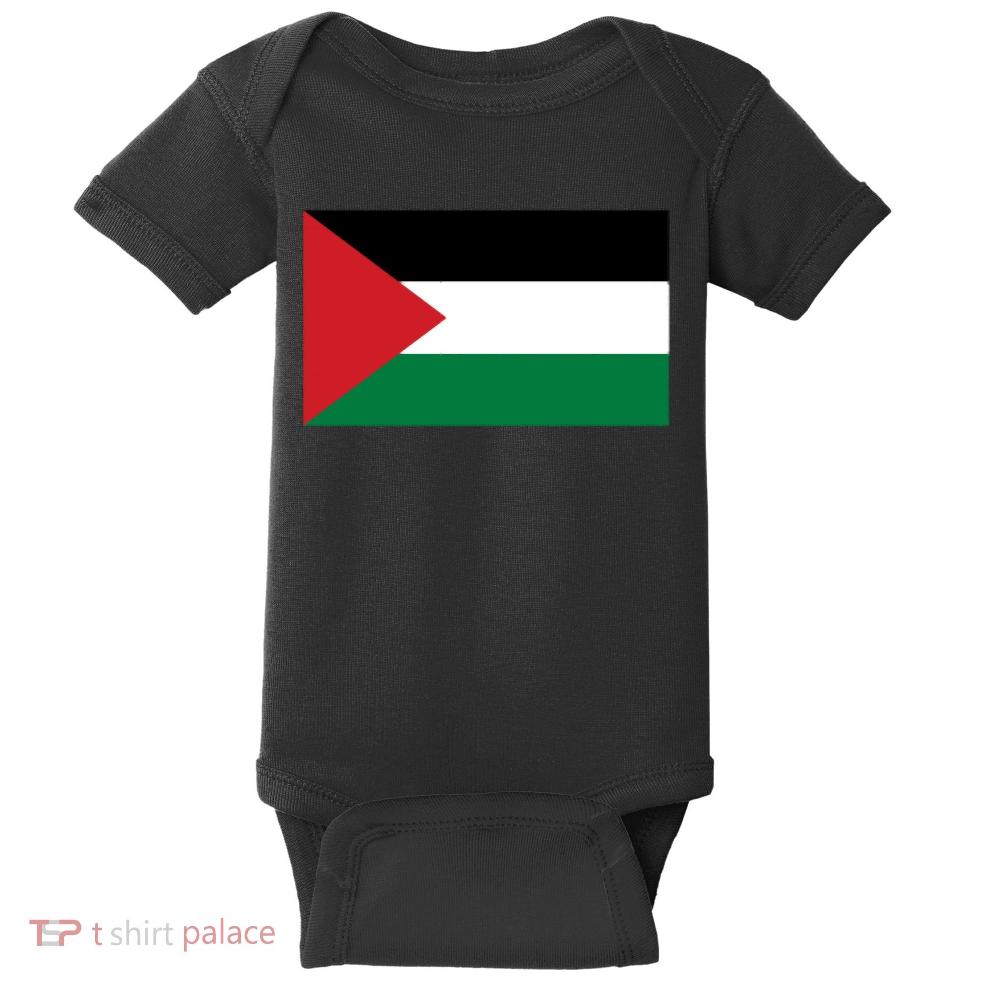 Flag Of Palestine Baby Bodysuit
