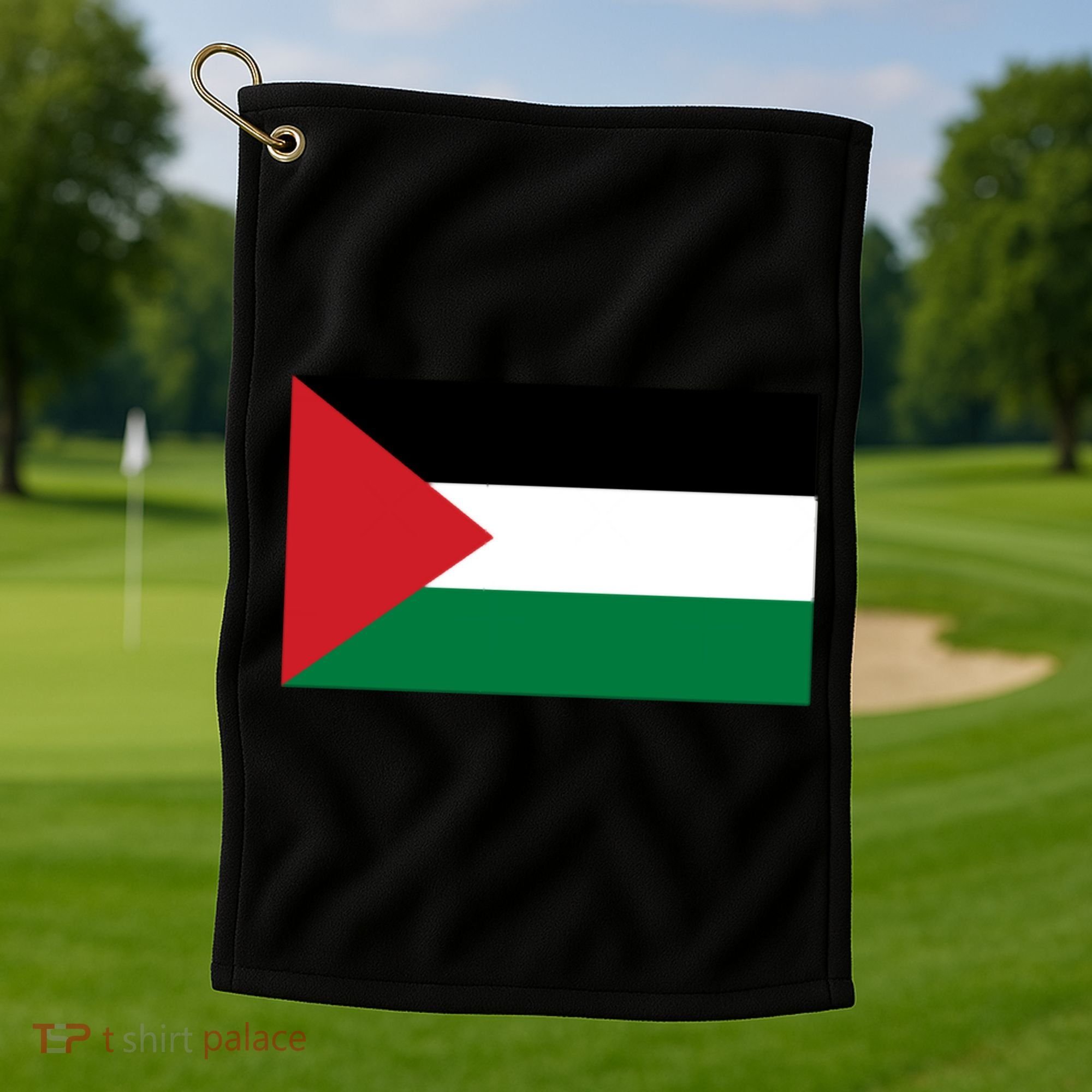Flag Of Palestine Golf Towel