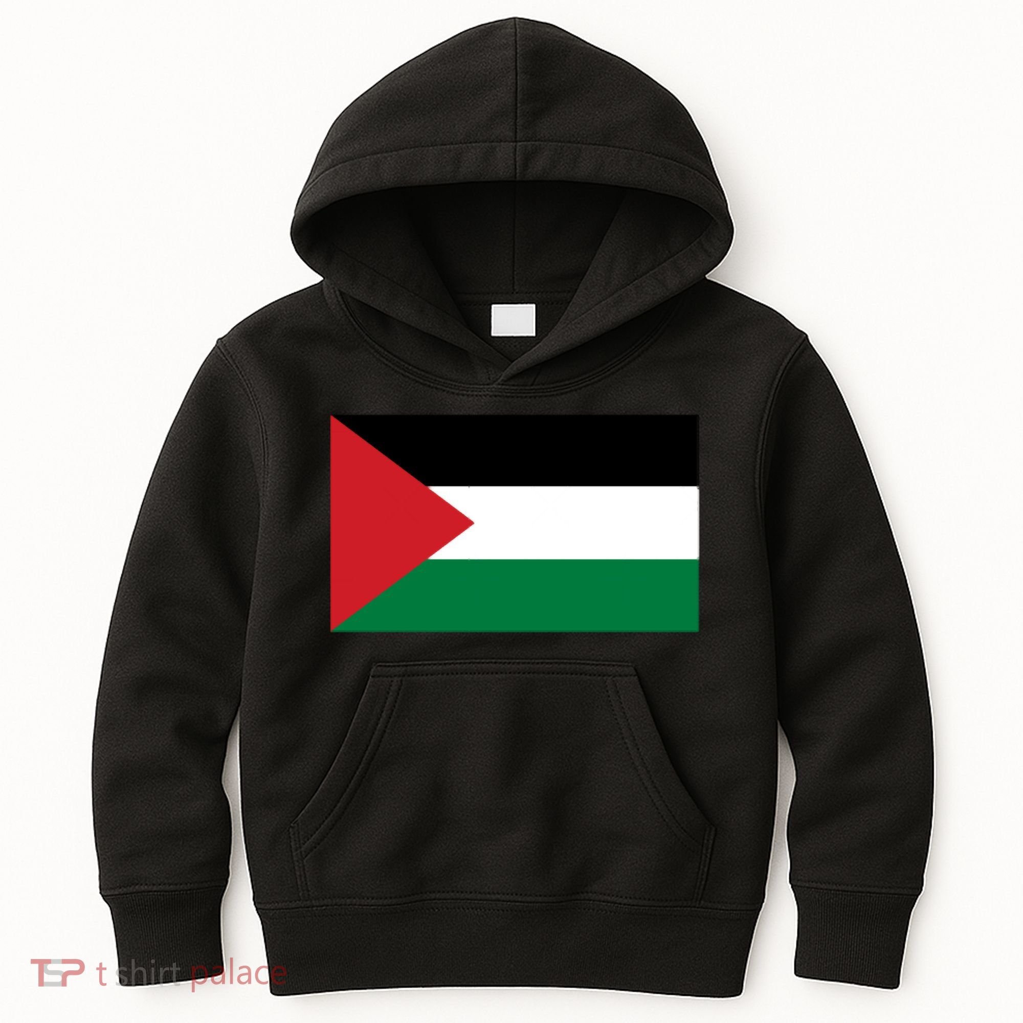 Flag Of Palestine Kids Hoodie