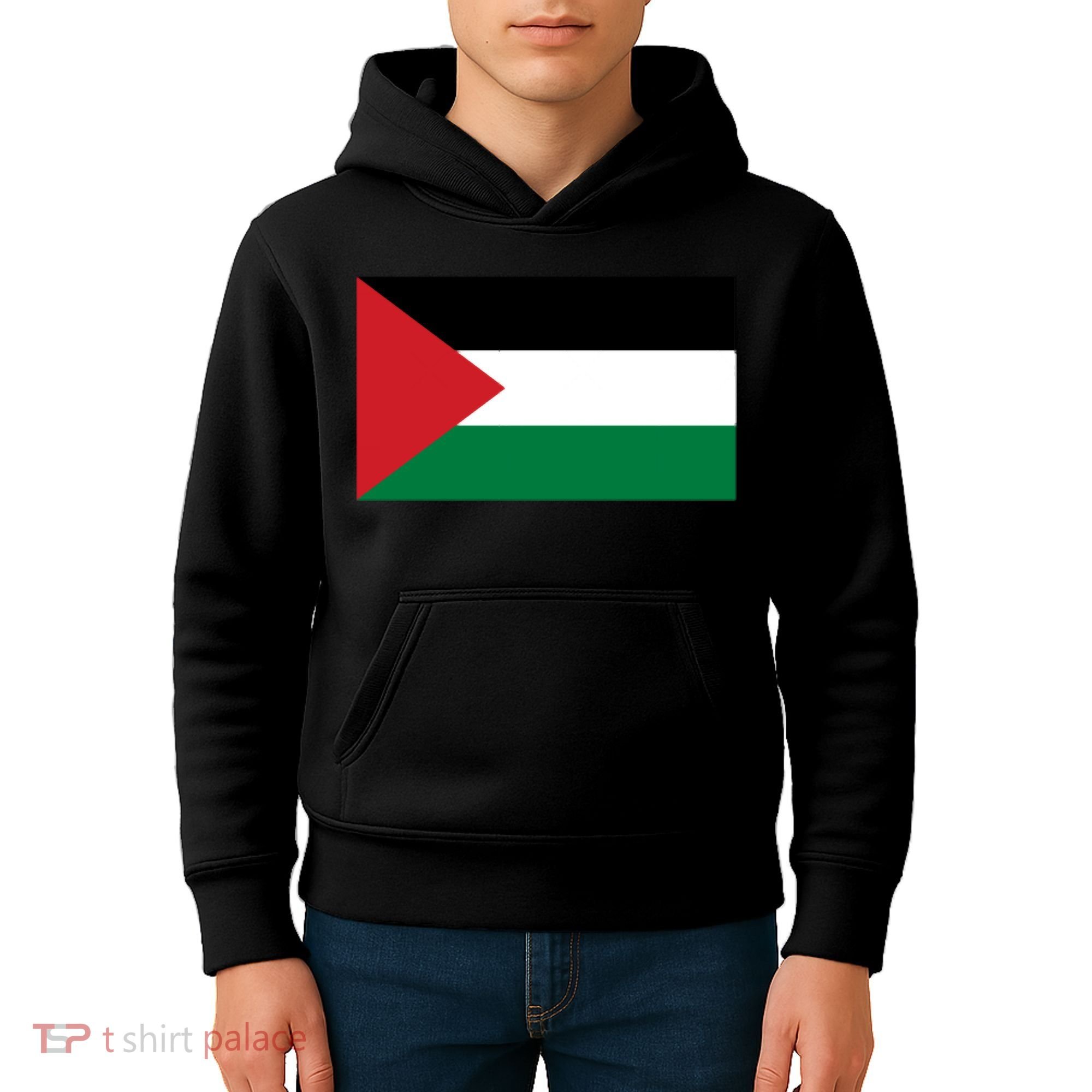 Flag Of Palestine Kids Hoodie