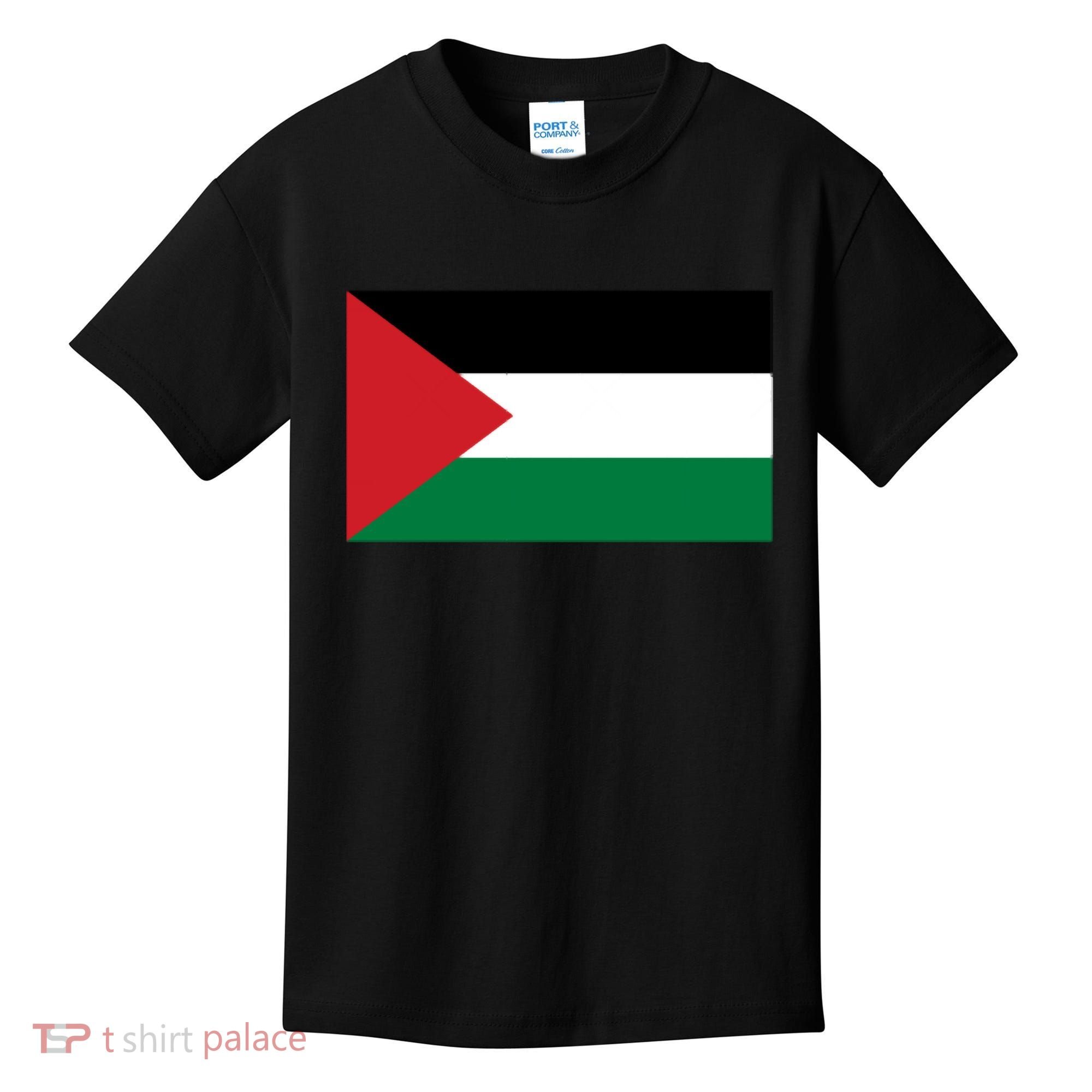 Flag Of Palestine Kids T-Shirt