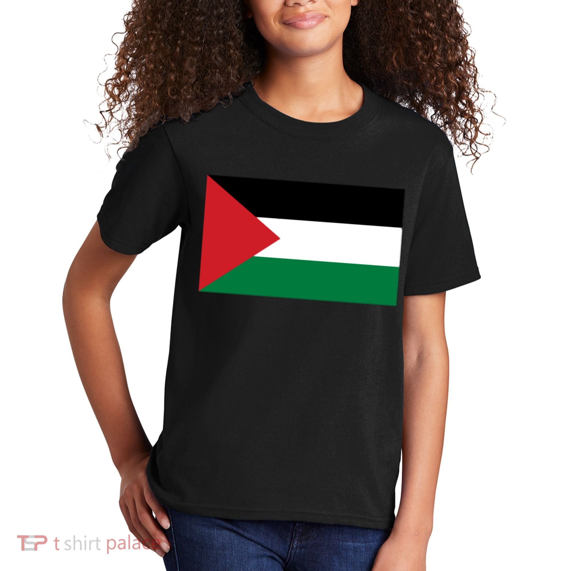 Flag Of Palestine Kids T-Shirt