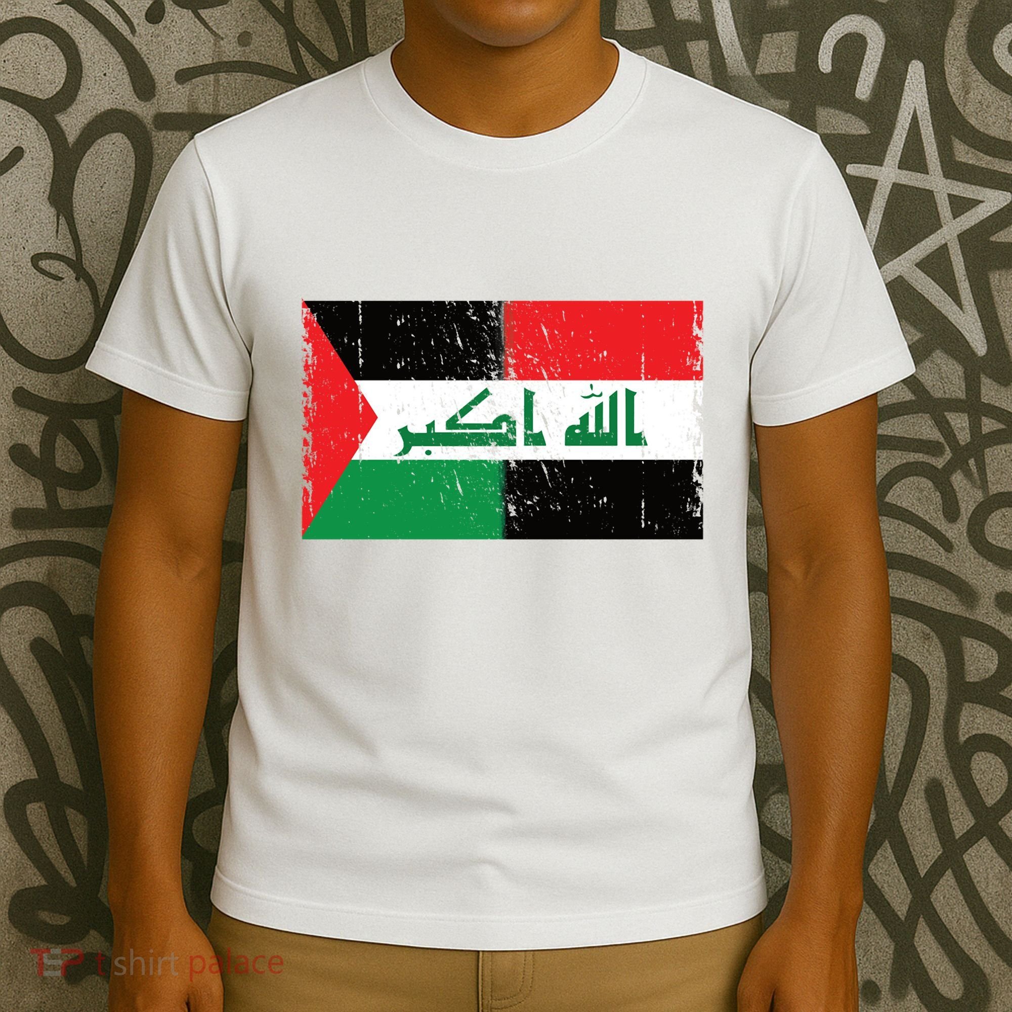 Flag Of Palestine Iraq Palestine Flag Iraq Palestine T-Shirt
