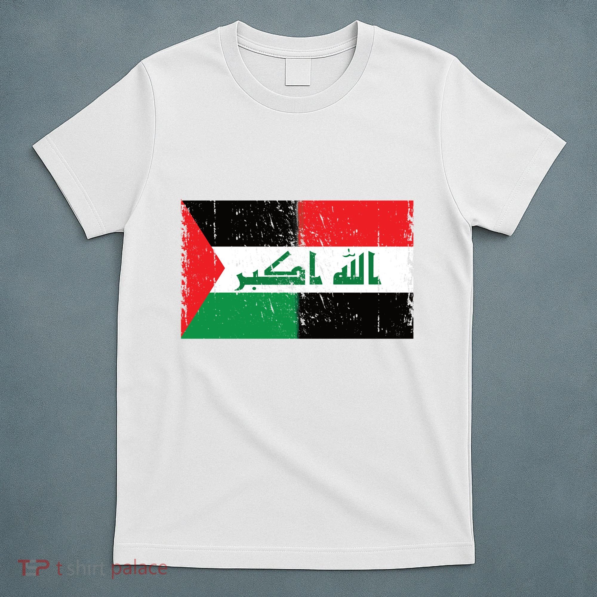 Flag Of Palestine Iraq Palestine Flag Iraq Palestine T-Shirt