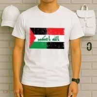 Flag Of Palestine Iraq Palestine Flag Iraq Palestine T-Shirt thumb 6