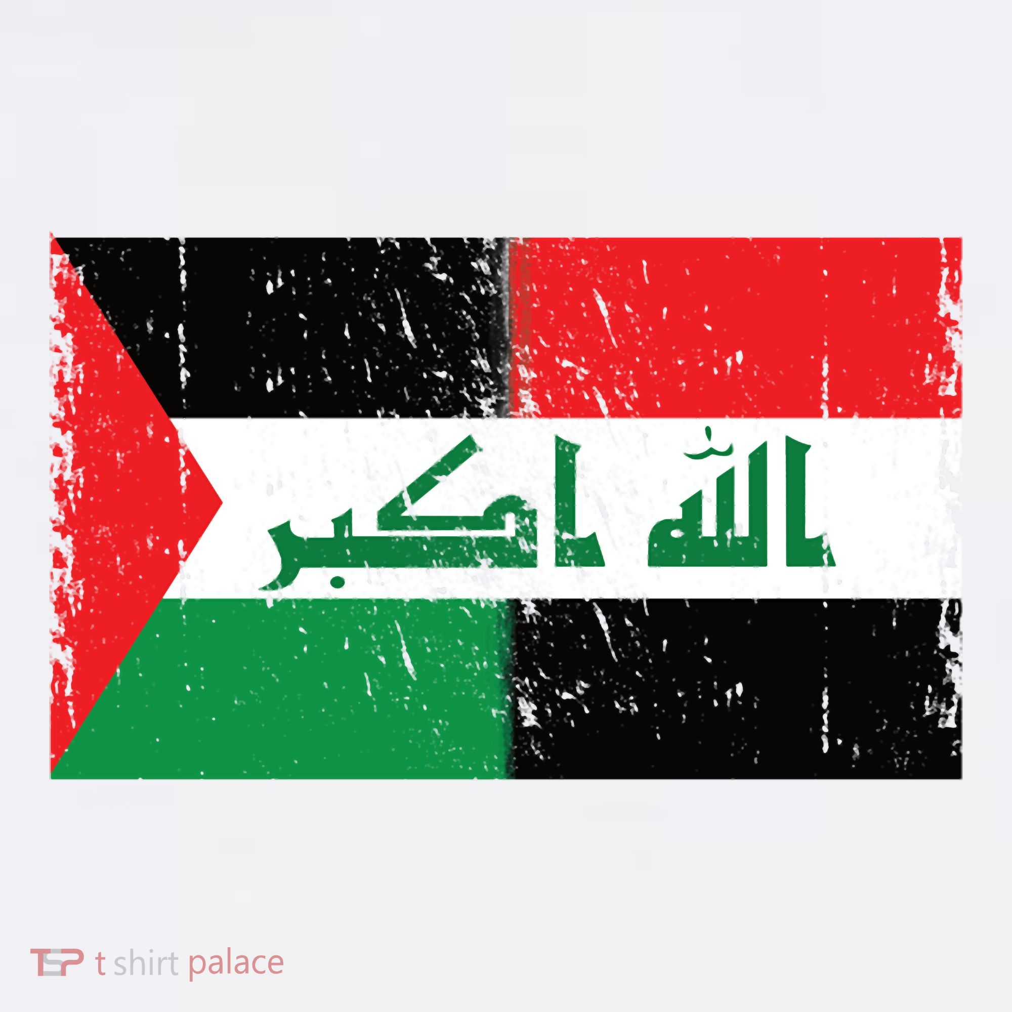 Flag Of Palestine Iraq Palestine Flag Iraq Palestine T-Shirt