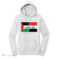 Flag Of Palestine Iraq Palestine Flag Iraq Palestine Women's Hoodie thumb 0