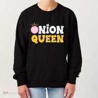 Funny Onion Queen Mom Fruit Vegetable Mother's Day Gardener Cool Gift Women's Sweatshirt thumb 0