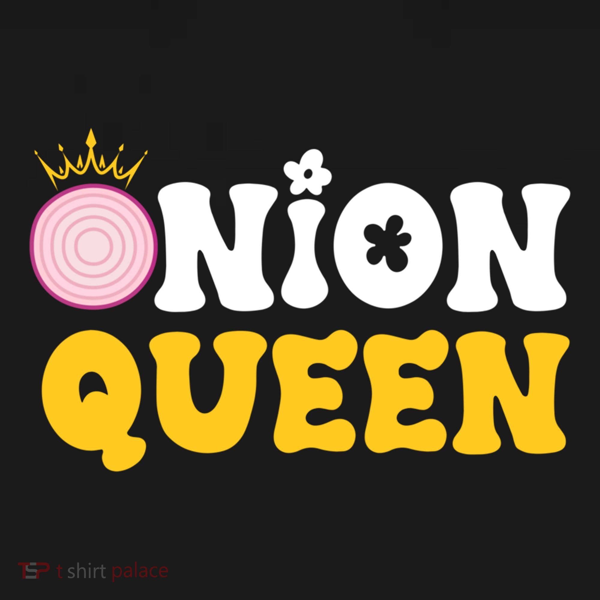 Funny Onion Queen Mom Fruit Vegetable Mother's Day Gardener Cool Gift Ornament