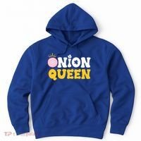 Funny Onion Queen Mom Fruit Vegetable Mother's Day Gardener Cool Gift Hoodie thumb 0