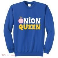 Funny Onion Queen Mom Fruit Vegetable Mother's Day Gardener Cool Gift Sweatshirt thumb 0