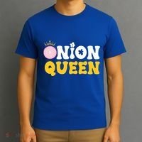 Funny Onion Queen Mom Fruit Vegetable Mother's Day Gardener Cool Gift T-Shirt thumb 3