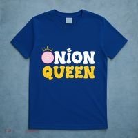 Funny Onion Queen Mom Fruit Vegetable Mother's Day Gardener Cool Gift T-Shirt thumb 5