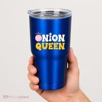 Funny Onion Queen Mom Fruit Vegetable Mother's Day Gardener Cool Gift Tumbler thumb 2