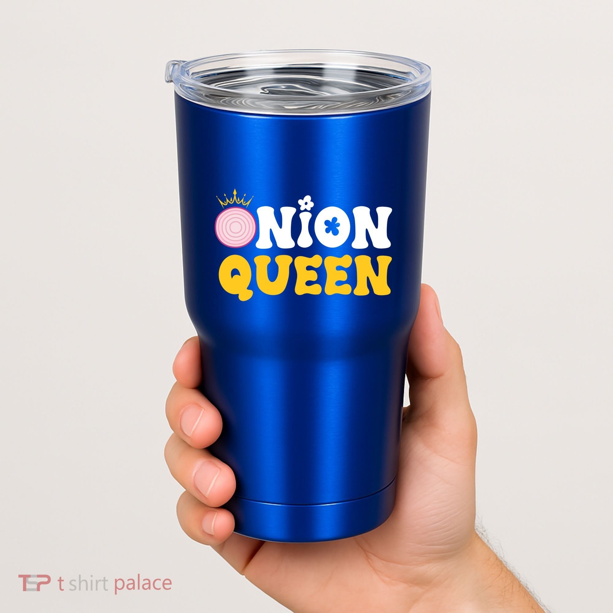 Funny Onion Queen Mom Fruit Vegetable Mother's Day Gardener Cool Gift Tumbler