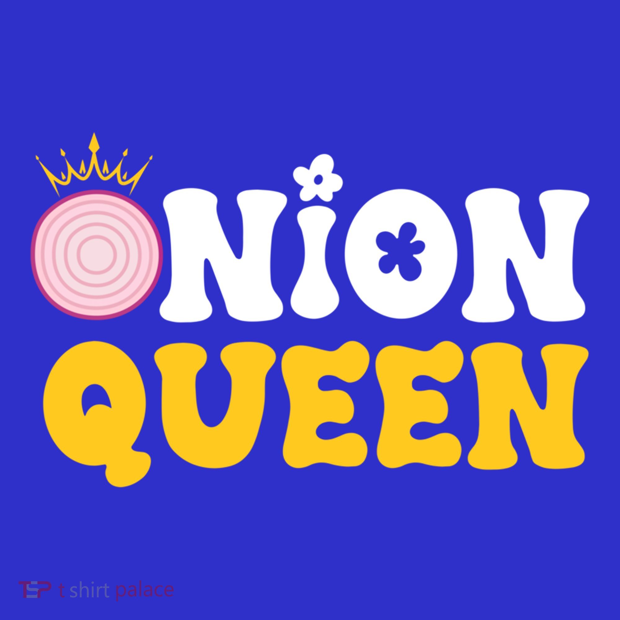 Funny Onion Queen Mom Fruit Vegetable Mother's Day Gardener Cool Gift Women's Tank Top