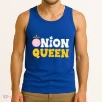 Funny Onion Queen Mom Fruit Vegetable Mother's Day Gardener Cool Gift Tank Top thumb 3