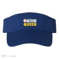 Funny Onion Queen Mom Fruit Vegetable Mother's Day Gardener Cool Gift Visor thumb 0