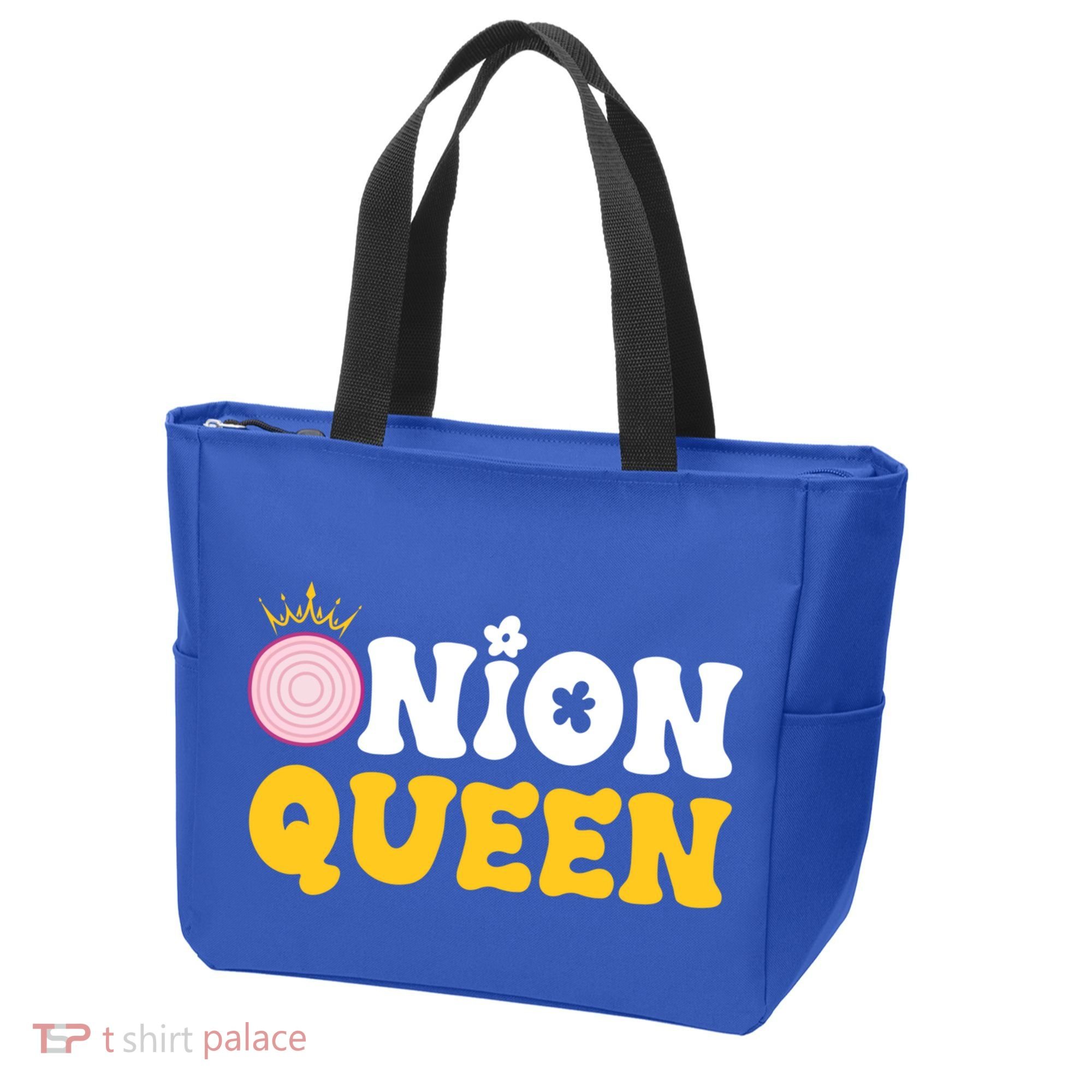 Funny Onion Queen Mom Fruit Vegetable Mother's Day Gardener Cool Gift Tote Bag