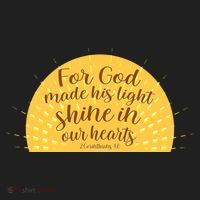 For God Made His Light Shine In Our Hearts 2 Corinthians 4:6 Tumbler thumb 3