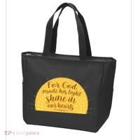 For God Made His Light Shine In Our Hearts 2 Corinthians 4:6 Tote Bag thumb 3