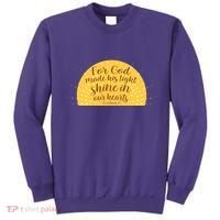For God Made His Light Shine In Our Hearts 2 Corinthians 4:6 Sweatshirt thumb 0