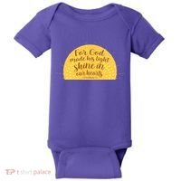For God Made His Light Shine In Our Hearts 2 Corinthians 4:6 Baby Bodysuit thumb 0