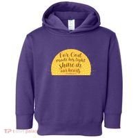 For God Made His Light Shine In Our Hearts 2 Corinthians 4:6 Toddler Hoodie thumb 0