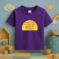 For God Made His Light Shine In Our Hearts 2 Corinthians 4:6 Toddler T-Shirt thumb 3