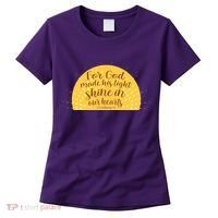 For God Made His Light Shine In Our Hearts 2 Corinthians 4:6 Women's T-Shirt thumb 0