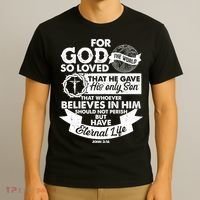 For God So Loved the World John 3:16 T-Shirt thumb 3