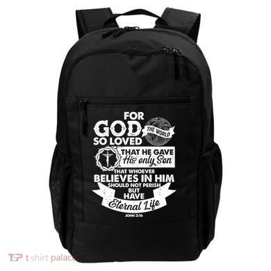 For God So Loved the World John 3:16 Backpack