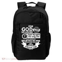 For God So Loved the World John 3:16 Backpack thumb 0