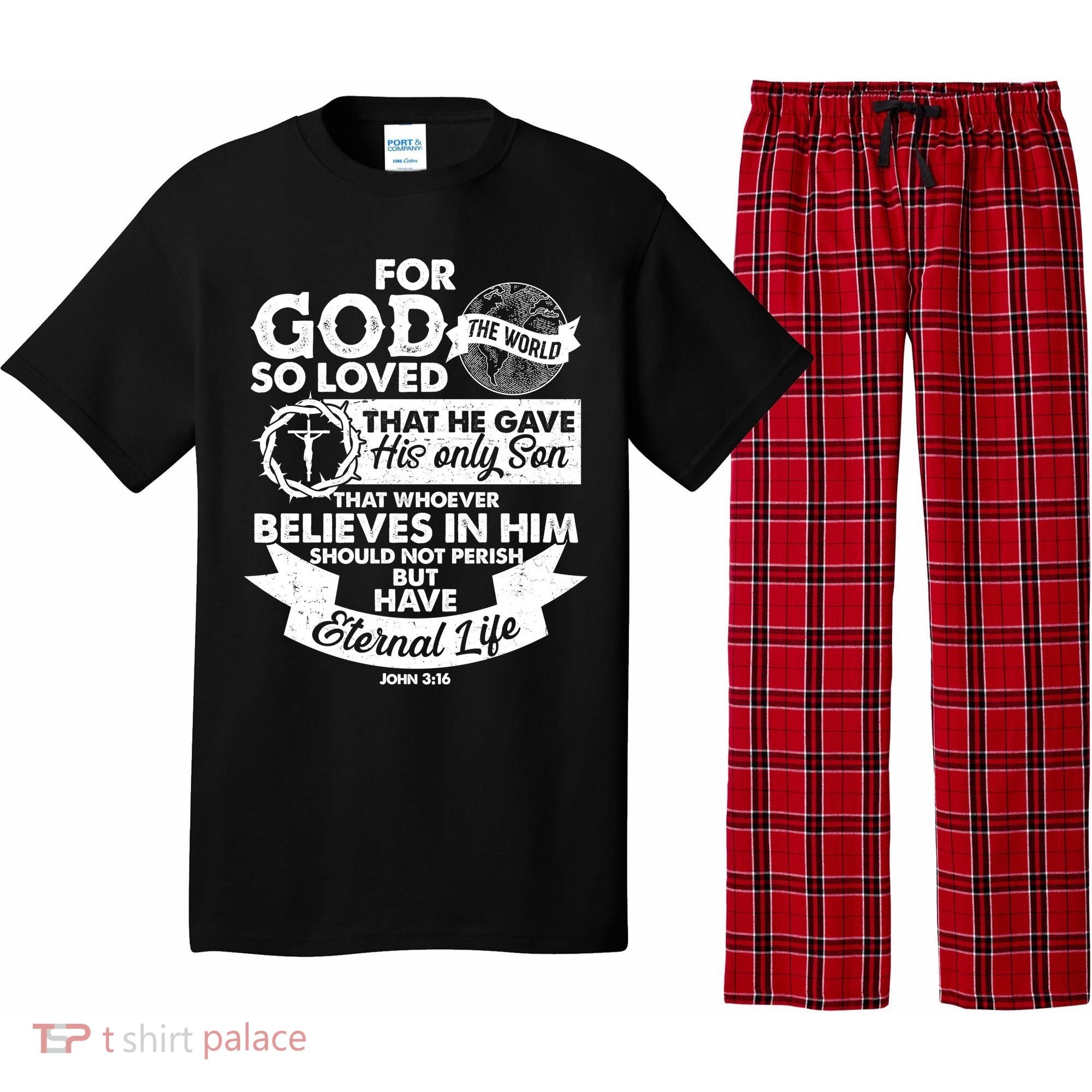 For God So Loved the World John 3:16 Pajama Set