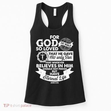 For God So Loved the World John 3:16 Women's Tank Top