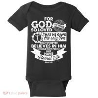 For God So Loved the World John 3:16 Baby Bodysuit thumb 0
